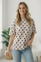 Play Date in Paris Polka Dot Tee - Charming Charlie