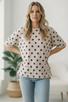 Play Date in Paris Polka Dot Tee - Charming Charlie