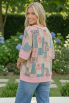 Patchwork Dreams Short Sleeve Top - Charming Charlie