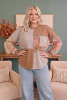 Neapolitan Patchwork Floral Colorblock Pullover - Charming Charlie