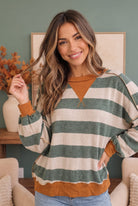 Stripes and Spice Pullover - Charming Charlie