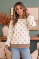 Dotted Daydream Polka Dot Pullover Top - Charming Charlie