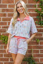 Floral Garden Matching Short Set - Charming Charlie