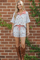 Floral Garden Matching Short Set - Charming Charlie