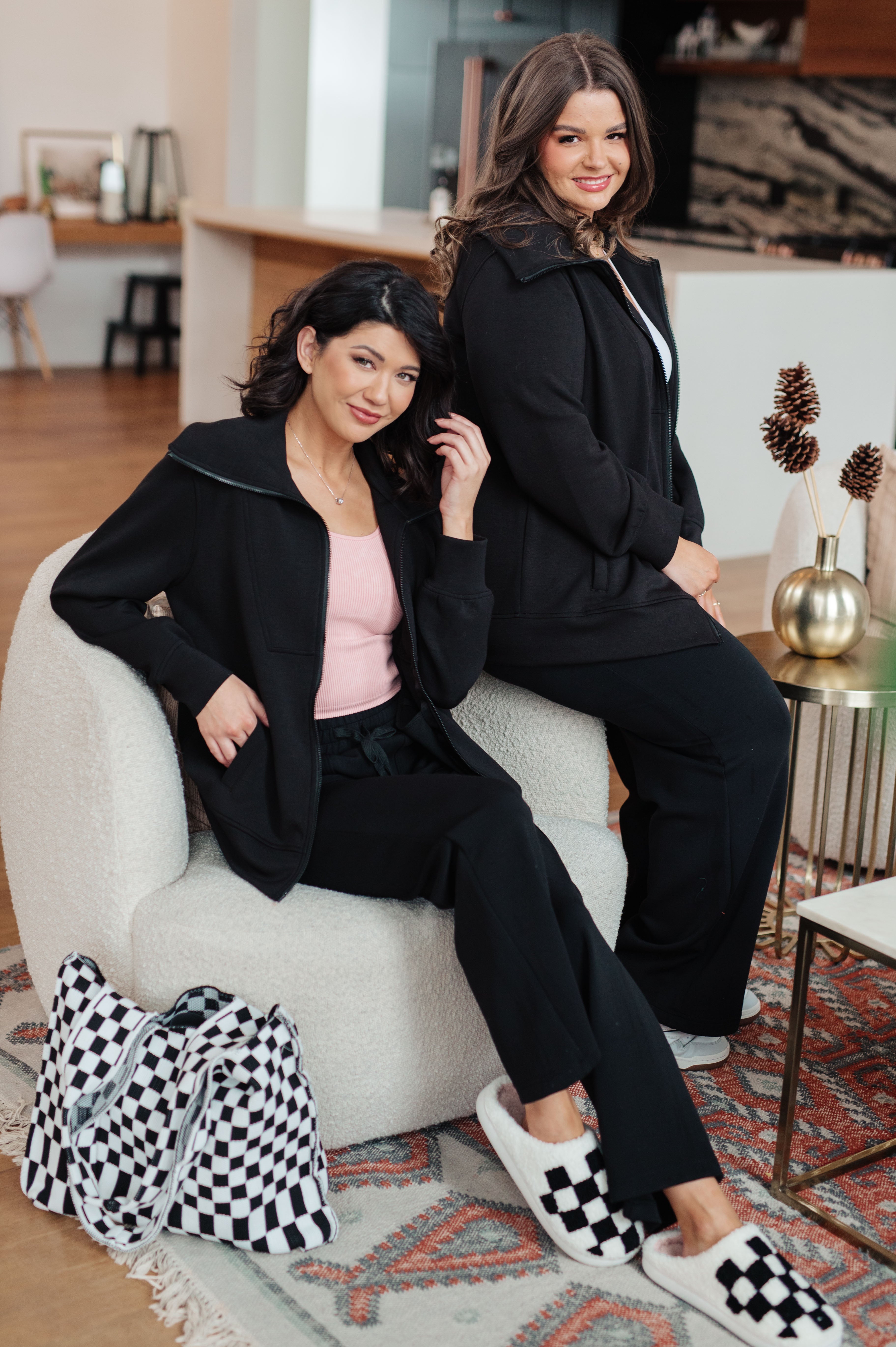 Handle That High Neck Zip Up Jacket - Charming Charlie