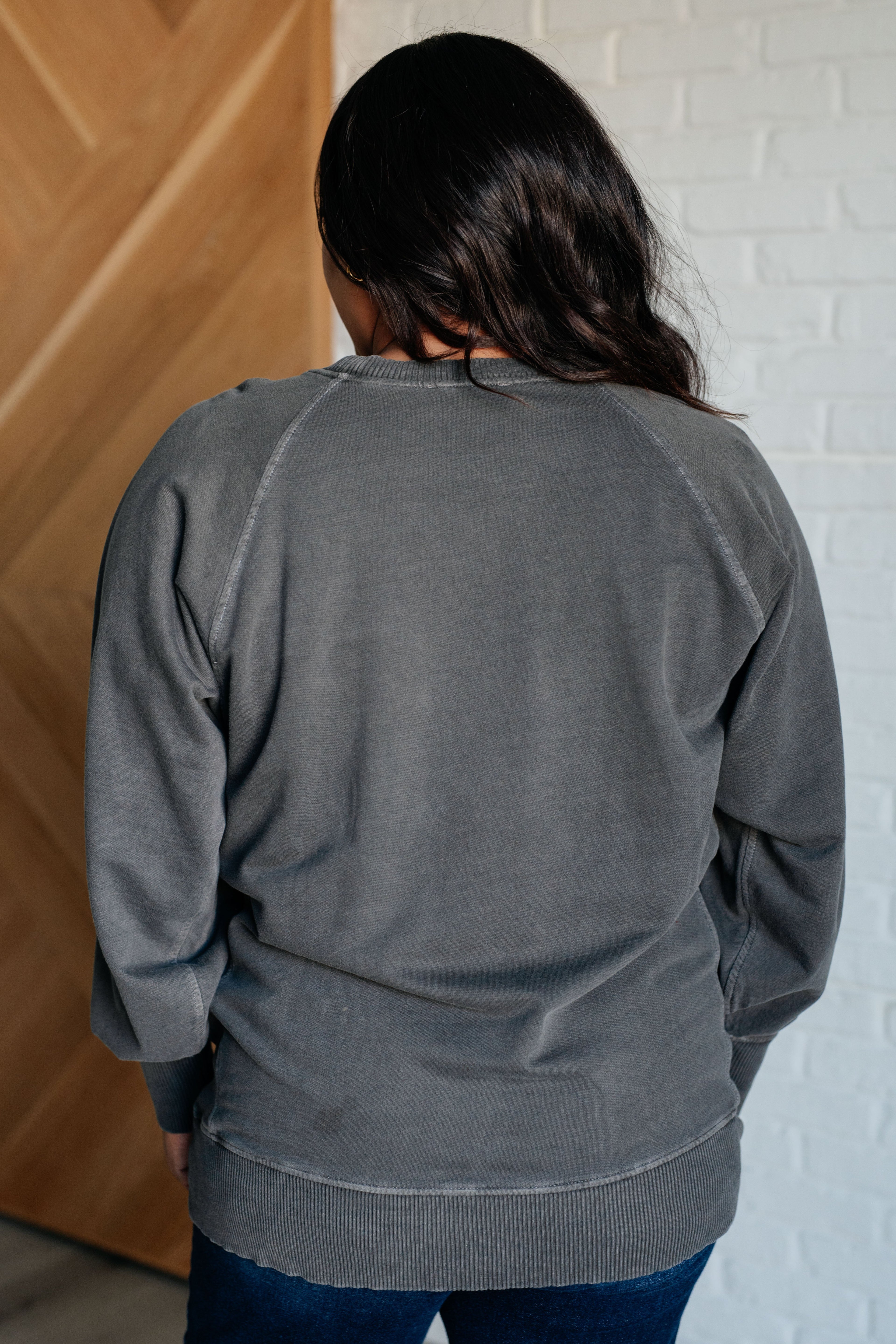 Hands Down Favorite Sweatshirt in Black - Charming Charlie