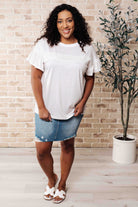 Hand to Hold Lace Detail Striped Top - Charming Charlie