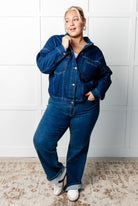 Have We Met Oversized Denim Jacket - Charming Charlie
