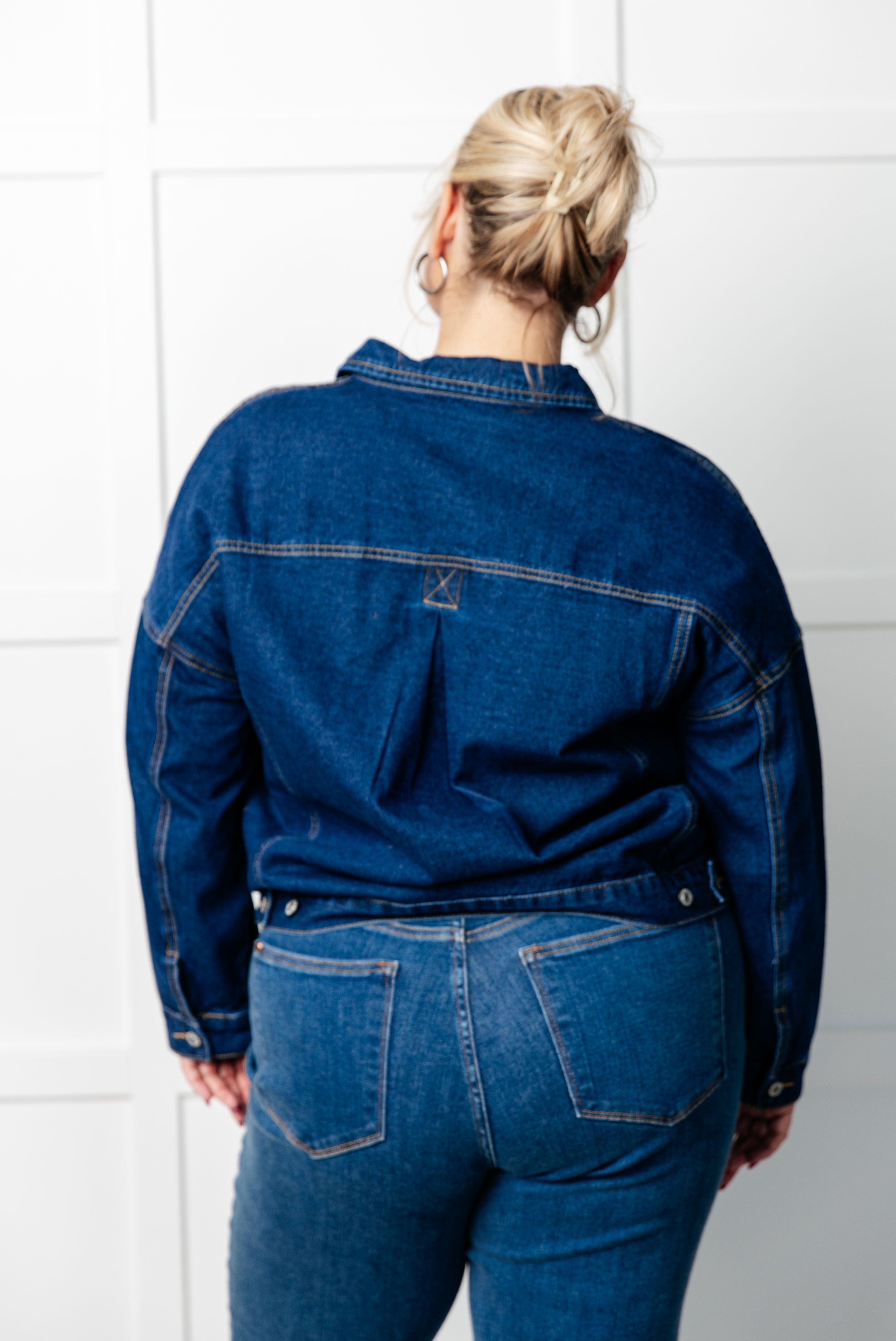 Have We Met Oversized Denim Jacket - Charming Charlie