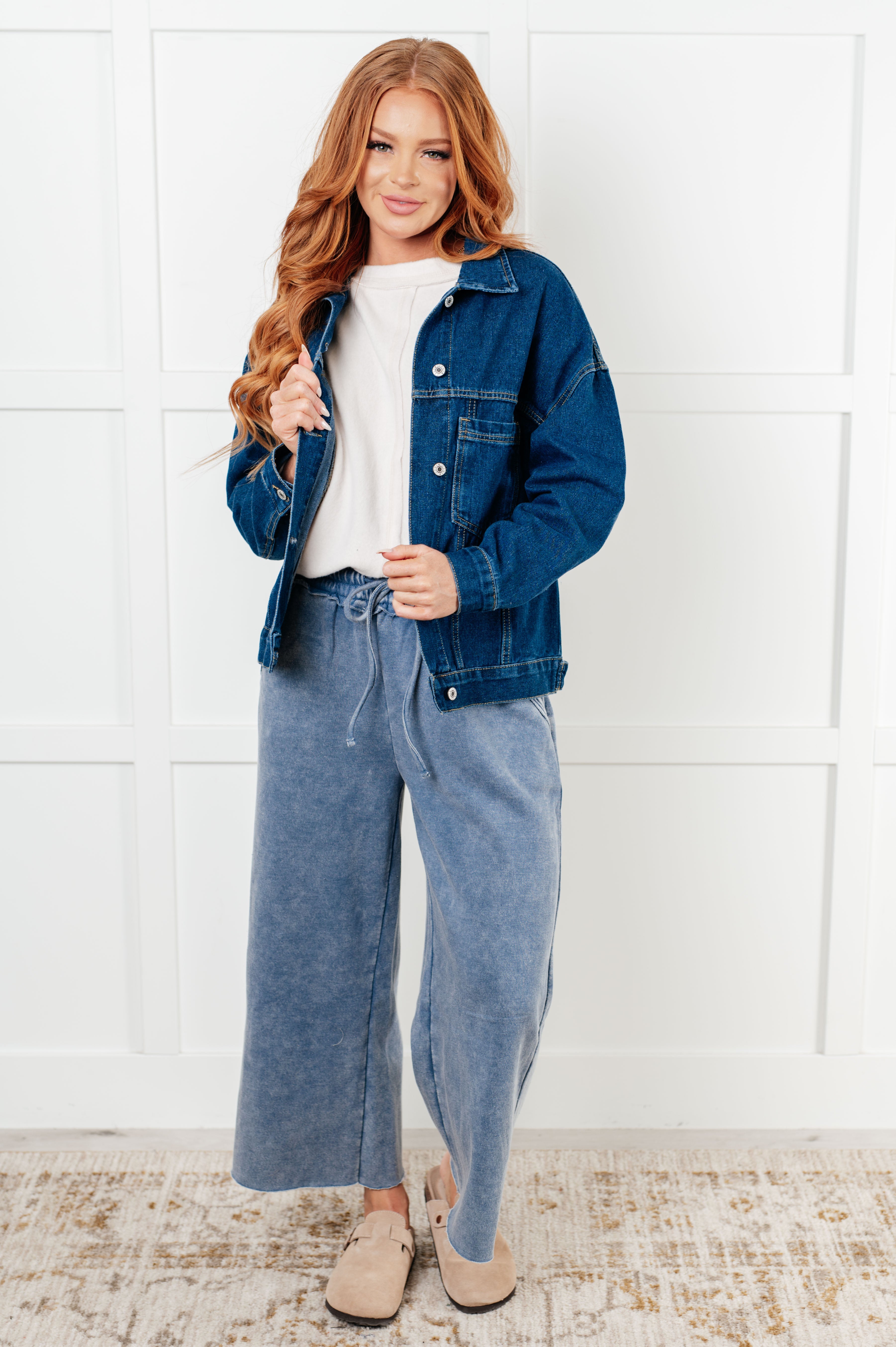 Have We Met Oversized Denim Jacket - Charming Charlie