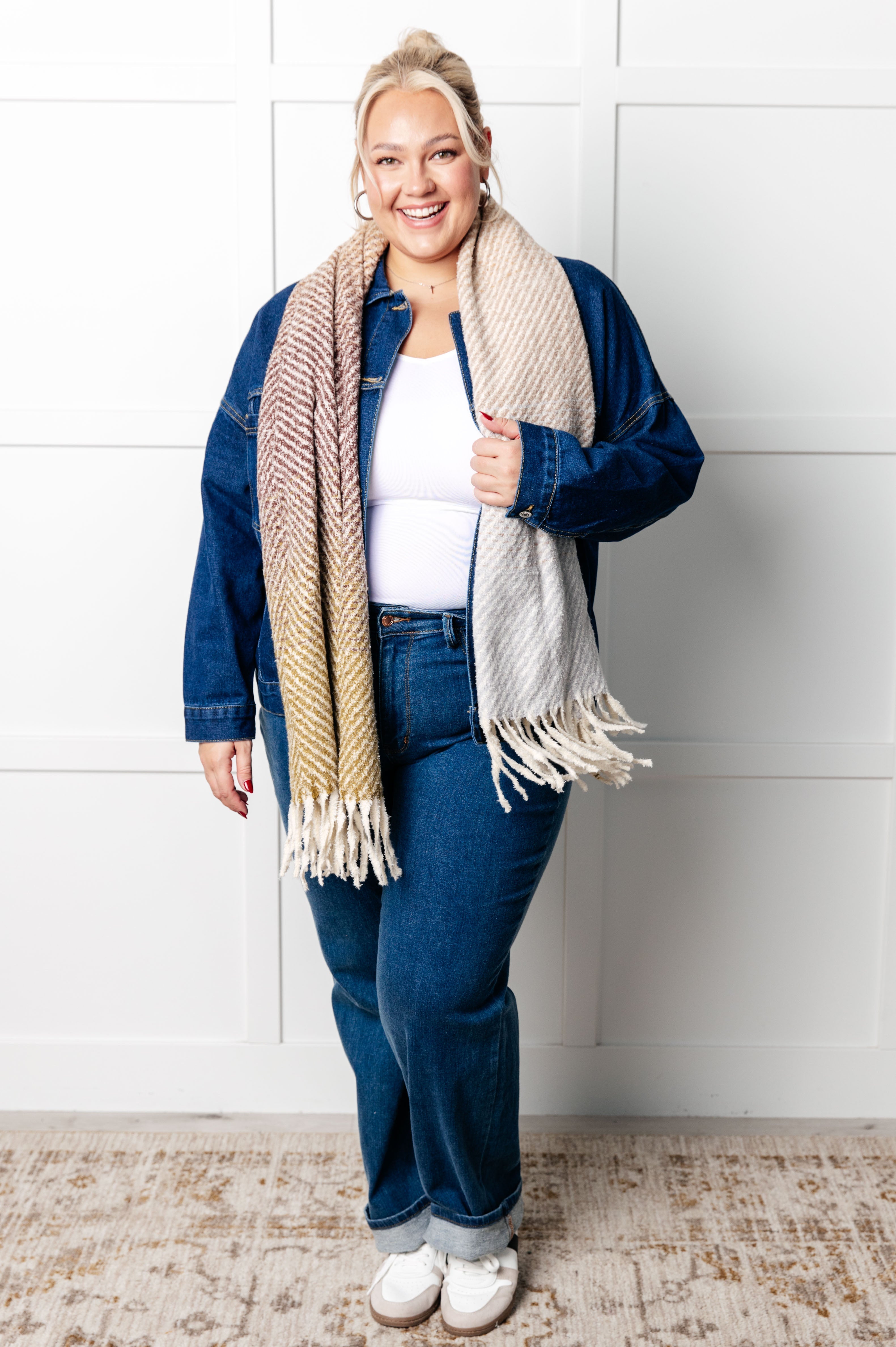 Have We Met Oversized Denim Jacket - Charming Charlie