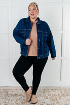 Have We Met Oversized Denim Jacket - Charming Charlie