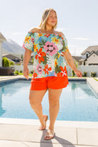 A Little Lazy High Rise Linen Shorts - Charming Charlie
