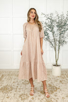 Hazel Dress in Toffee - Charming Charlie