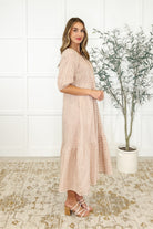 Hazel Dress in Toffee - Charming Charlie