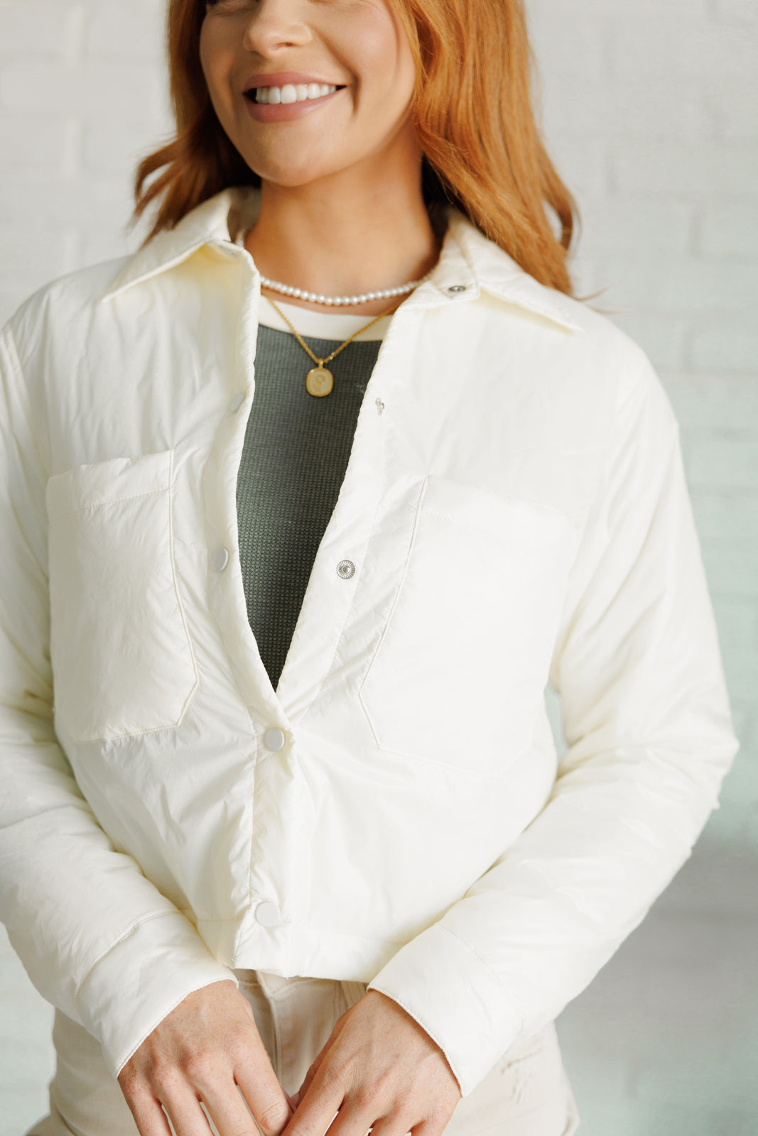 Hear Me Out Lightweight Puffer Jacket - Charming Charlie