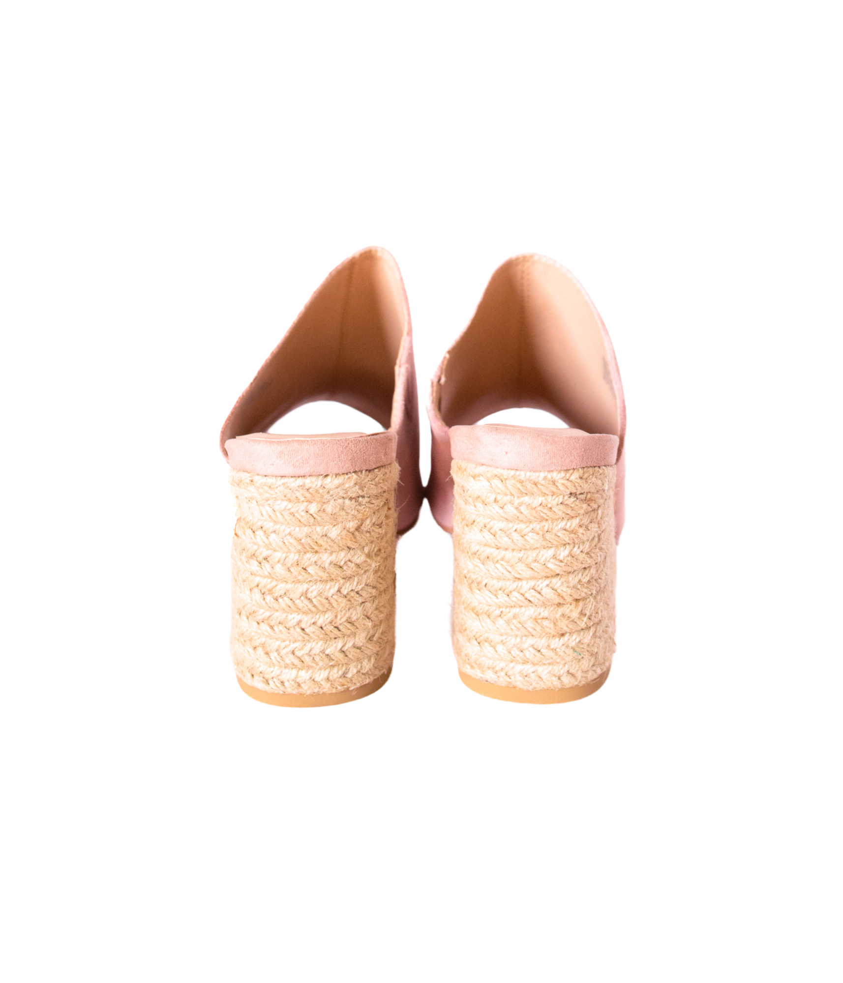 Helena Heeled Sandal in Blush Suede - Charming Charlie