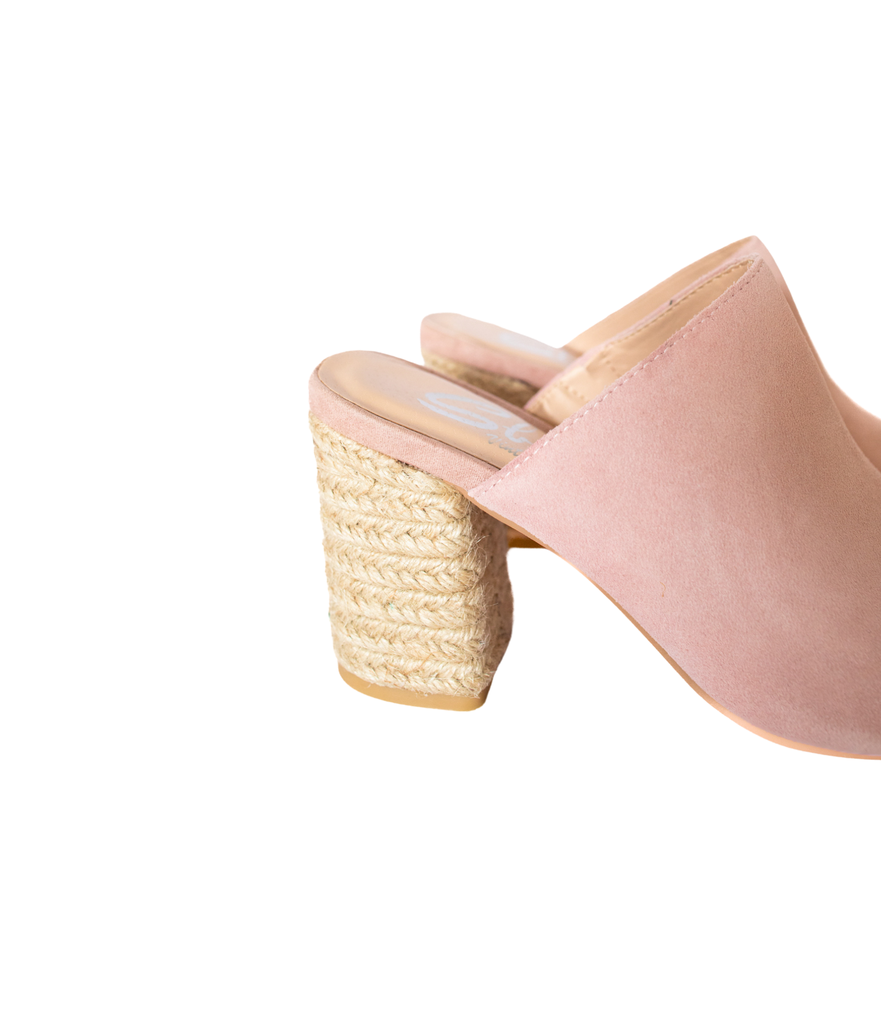 Helena Heeled Sandal in Blush Suede - Charming Charlie