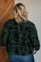 High Perspective Geometric Fleece Jacket - Charming Charlie