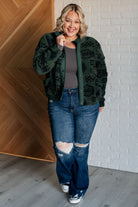 High Perspective Geometric Fleece Jacket - Charming Charlie