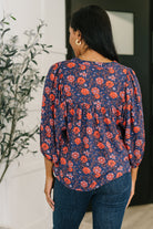 Hitherto Unknown Floral Babydoll Blouse - Charming Charlie