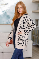 Hits The Spot Open Front Cardigan - Charming Charlie