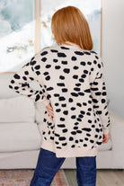 Hits The Spot Open Front Cardigan - Charming Charlie