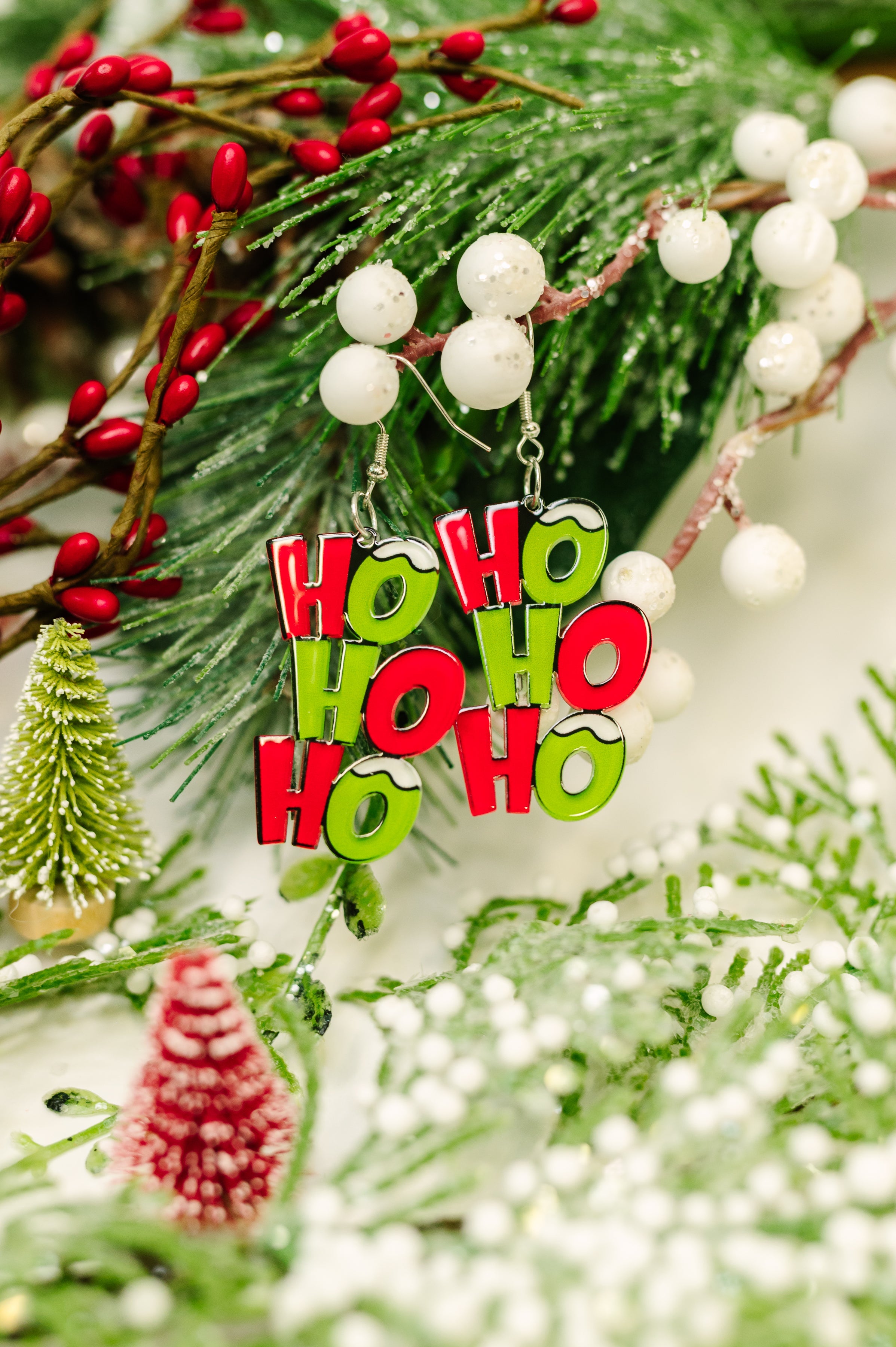 Ho,Ho, Ho Dangle Earrings - Charming Charlie