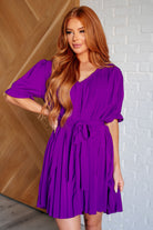Hold And Squeeze Me Pleated Dress - Charming Charlie
