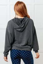 Hold That Thought Rib Knit Hoodie - Charming Charlie