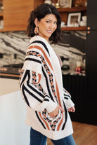 Holding On Aztec Print Cardigan - Charming Charlie