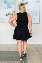 Hop, Skip and a Jump Dress and Shorts Set in Black - Charming Charlie