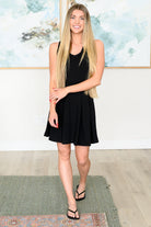 Hop, Skip and a Jump Dress and Shorts Set in Black - Charming Charlie