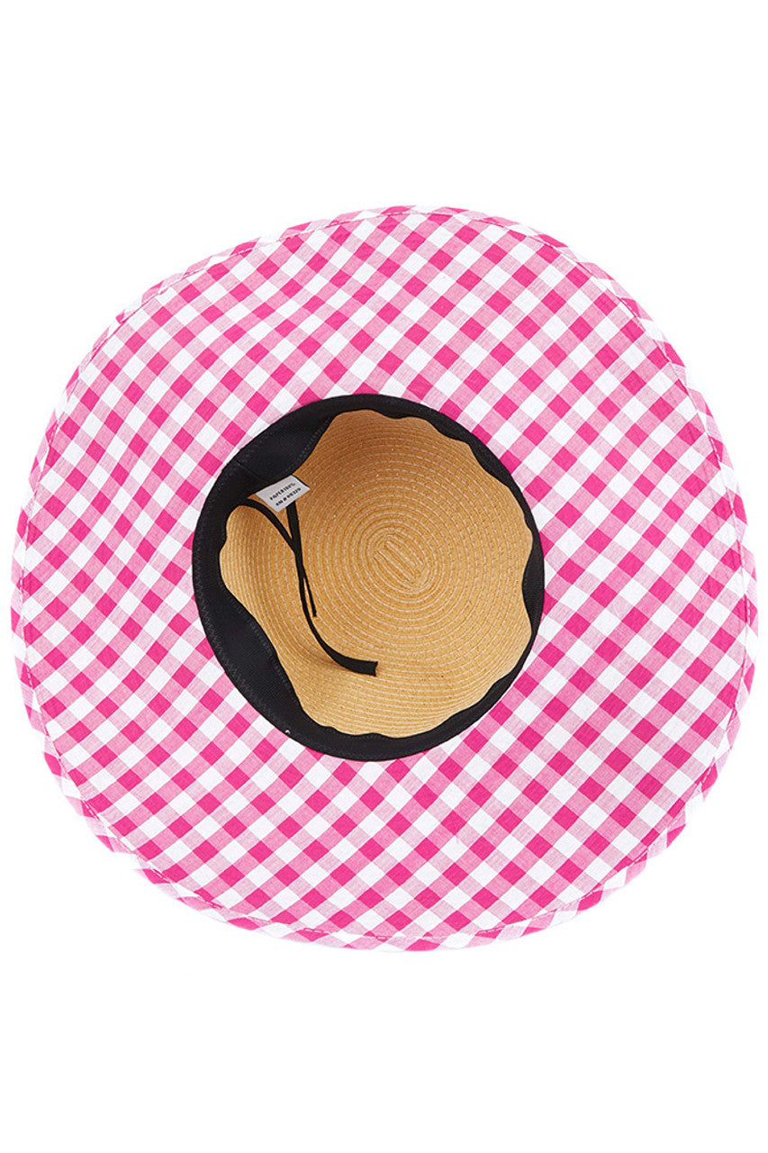 Hot Pink  C.C SUN HAT is a must-have for sun protection. Made with high-quality materials, this hat provides UPF 50+ protection to shield you from harmful UV rays. With its stylish design, it's perfect for outdoor activities and everyday wear. Stay safe and fashionable with the C.C SUN HAT.