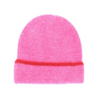 Hot-Pink-Soft Feather Yarn Striped Cuff C.C Beanie combines advanced knit technology with premium feather-soft yarn for superior insulation and comfort. Featuring carefully designed stripes on the cuff, this beanie offers both visual appeal and a secure fit. Its lightweight yet durable construction makes it an expert choice for cold-weather protection without compromising breathability. Ideal for professionals and enthusiasts seeking reliable warmth with a sleek, understated style. 