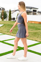 Hot Yoga Tank in Titanium - Charming Charlie