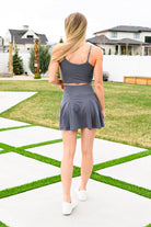 Hot Yoga Tank in Titanium - Charming Charlie