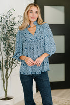 I Gave You My Heart Floral Babydoll Blouse - Charming Charlie