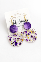 Purple Confetti Acrylics - Charming Charlie