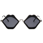 MADISON | S3002 - Womens Fashion Funky Mouth Kissing Lip Shape Hippie Love Party Sunglasses - Cramilo Eyewear - Stylish Trendy Affordable Sunglasses Clear Glasses Eye Wear Fashion