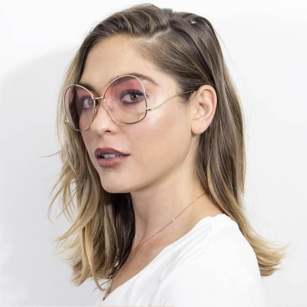 EUGENE | CD05 - Women's Trendy Oversized Pantone Lens Sunglasses - Cramilo Eyewear - Stylish Trendy Affordable Sunglasses Clear Glasses Eye Wear Fashion