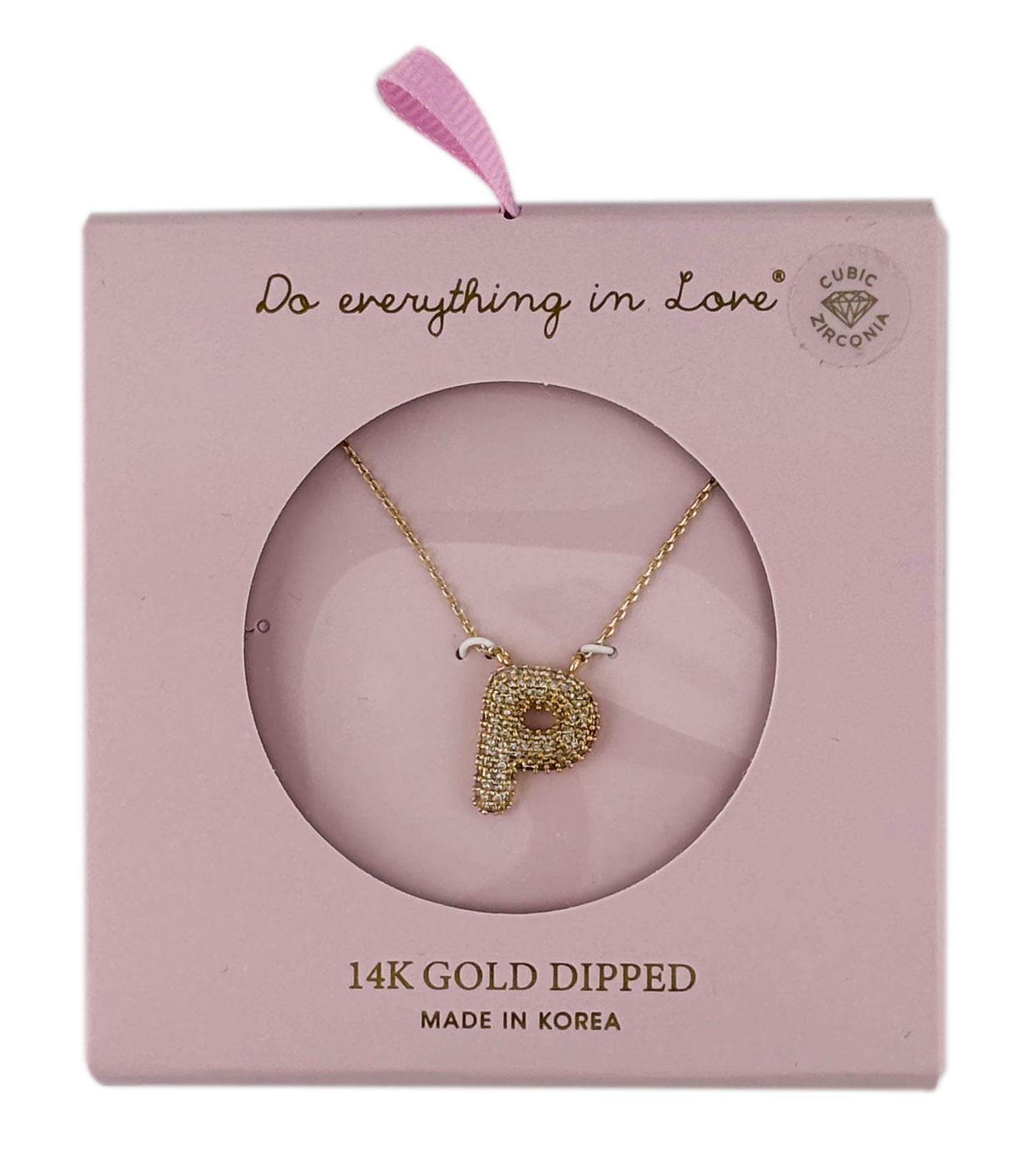 14K Gold Dipped Textured initial Necklace - Charming Charlie