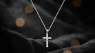 GL Creations- Sterling Silver CZ Cross Pendant - Charming Charlie