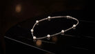 GL Creations- Sterling Silver Pearl Station Necklace 16+2" Chain - Charming Charlie