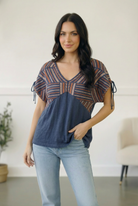 Midnight Mesa Boho Top - Charming Charlie