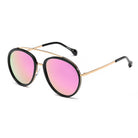 FARMINDALE | Polarized Circle Round Brow-Bar Fashion Sunglasses - Charming Charlie