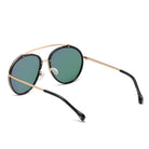 FARMINDALE | Polarized Circle Round Brow-Bar Fashion Sunglasses - Charming Charlie