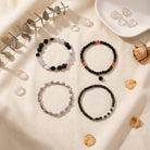 Stacked Bead and Tassel Stretch Bracelet - Set of 4 - Charming Charlie