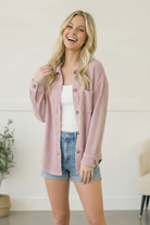 Coffee Run Corduroy Shacket - Charming Charlie
