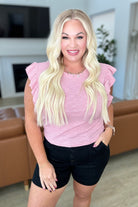 Especially Sweet Ruffle Sleeve Top - Charming Charlie